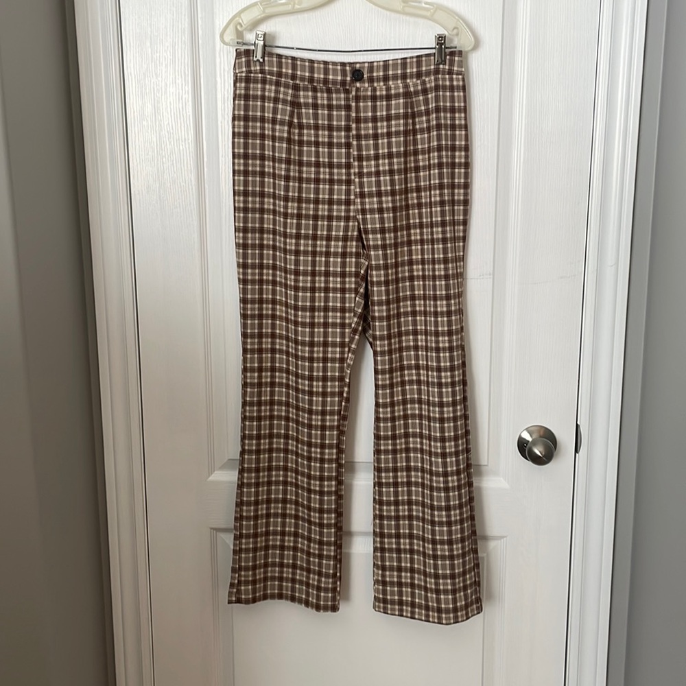 Thin Plaid Pants